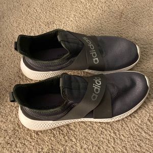 Adidas adapt slip on shoe in gray